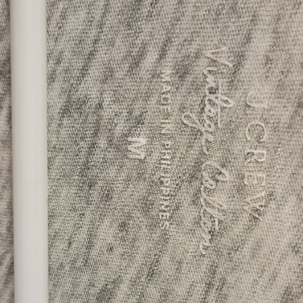 J. Crew Light Gray Short Sleeve Tee - Picture 2 of 4